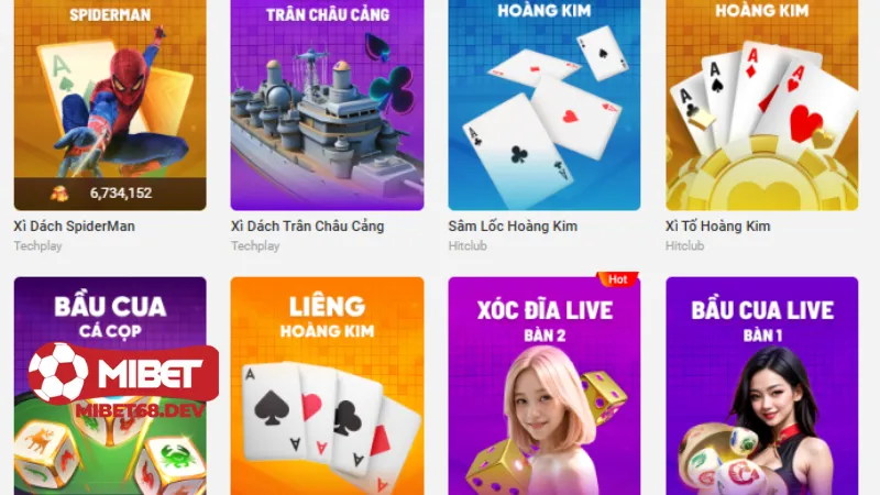 Game bài Mibet